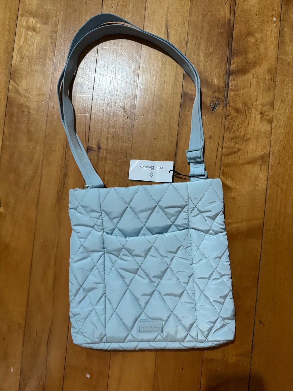 Vera Bradley Light Blue Quilted Crossbody Bag